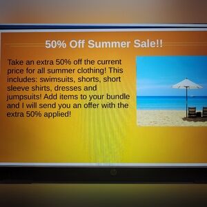 Summer Sale!!